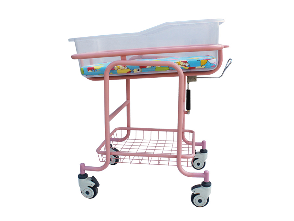 彩色可倾斜婴儿床（可选白色）