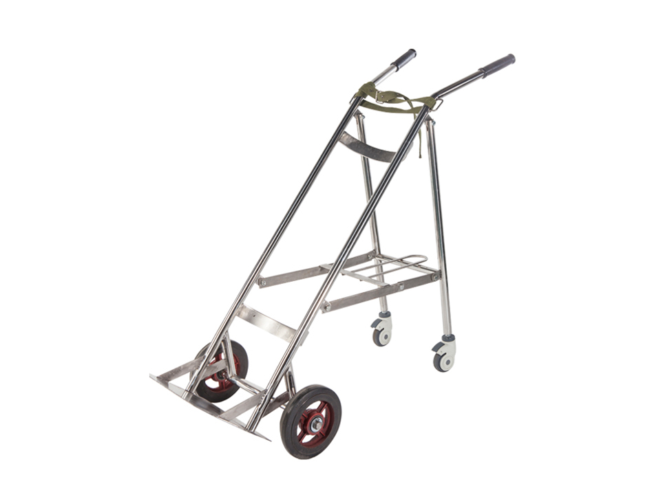 不锈钢氧气瓶推车（可选钢制）