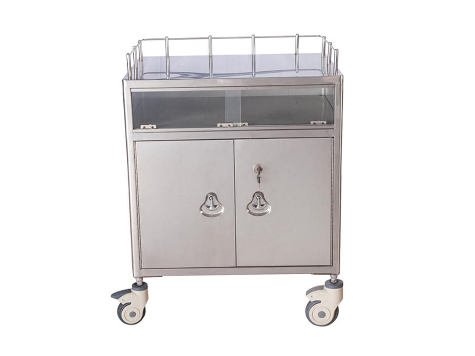 不锈钢全封闭麻醉车
