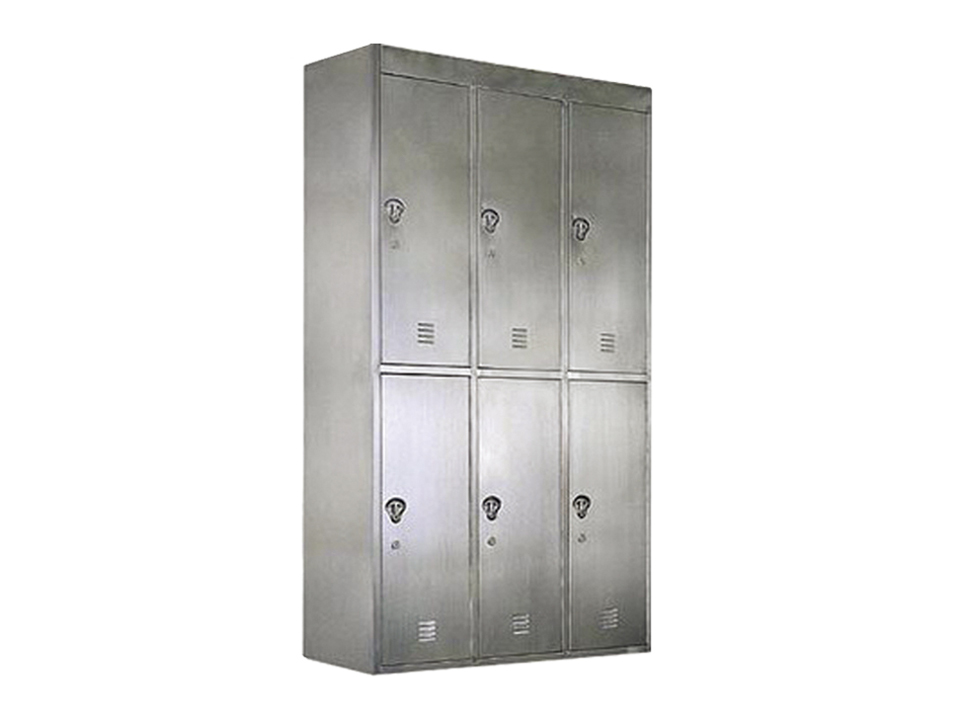 全不锈钢六门更衣柜